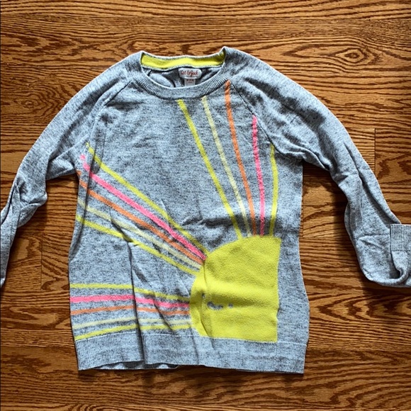 Cat and Jack girls size M sunshine sweater - Picture 1 of 2